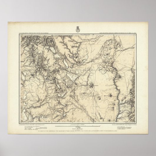 コロラド州とニューメキシコ ポスター (正面)