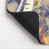 コロラド州に《植物》アスペンの木があるマウスパッド マウスパッド (コーナー)