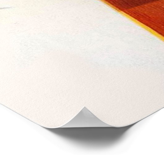 コロラド州のおもしろいとスキー ポスター (角)