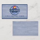 コロラド州のカントリービズカード 名刺 (正面/裏面)