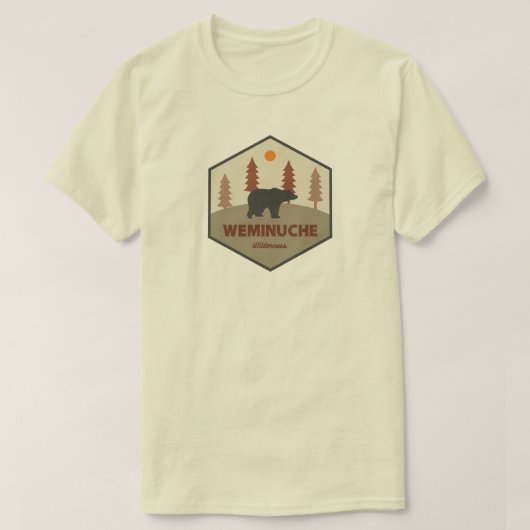 コロラド州のクマ ウェミニューチ ワイルダネス Tシャツ (デザイン正面)