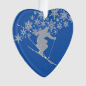 コロラド州のクリスマススノーフレーク オーナメント (正面)