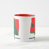 コロラド州のクリスマスミュージックとコーヒー マグカップ (中央)