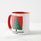 コロラド州のクリスマスミュージックとコーヒー マグカップ (正面左)