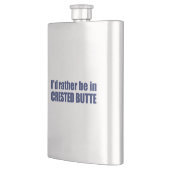 コロラド州のクレステッド・ビュートに行きたい フラスク (左)