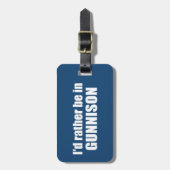 コロラド州のグニソンに行きたいな ラゲッジタグ (正面縦)