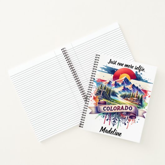 コロラド州のサマーマウンテンビュー ノートブック (内部)