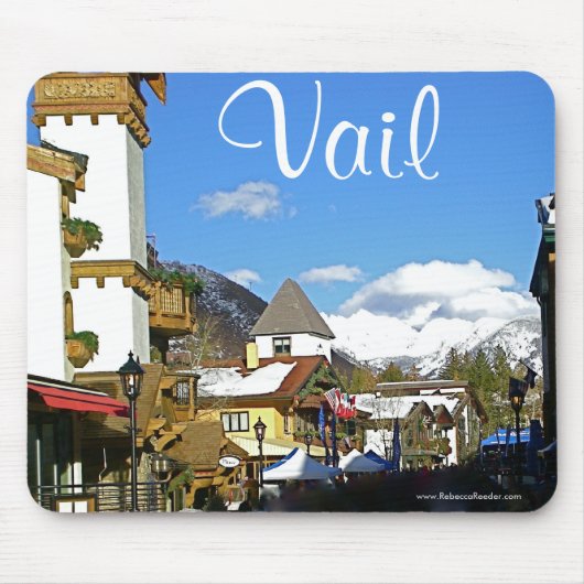コロラド州のスキー マウスパッド (正面)