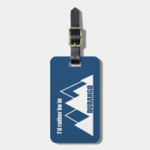 コロラド州のデュランゴに行きたい ラゲッジタグ (正面縦)