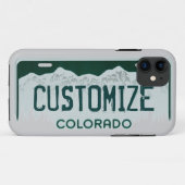 コロラド州のナンバープレートのカスタマイズ可能なiphone 5の場合 Case-Mate iPhoneケース (裏面(横))