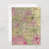 コロラド州のネルズ地形図 ポストカード (正面/裏面)