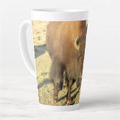 コロラド州のバイソン カフェラテマグ (左アングル)