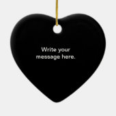 コロラド州のバッファローと韓国のセラミックオーナメント セラミックオーナメント (裏面)