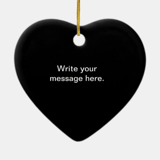 コロラド州のバッファローと韓国のセラミックオーナメント セラミックオーナメント (裏面)