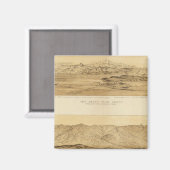 コロラド州のパノラマビュー マグネット (正面/裏面)