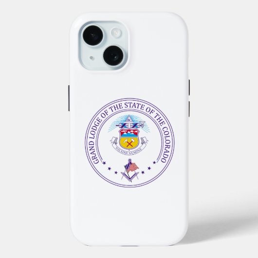 コロラド州のフリーメイソンリー支部 Case-Mate iPhoneケース (裏面)