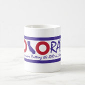 コロラド州のマグ コーヒーマグカップ (中央)