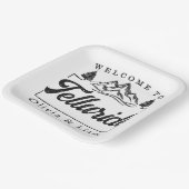 コロラド州のミニマル結婚リストへようこそ ペーパープレート (傾斜あり)