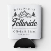 コロラド州のミニマル結婚リストへようこそ 缶クーラー (裏面)