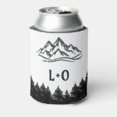 コロラド州のミニマル結婚リスト・マウンテンへようこそ 缶クーラー (缶裏面)