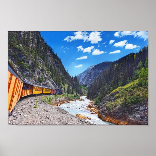 コロラド州のヴィンテージ列車の旅行 ポスター (正面)