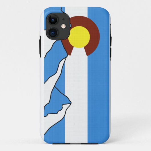 コロラド州の例 Case-Mate iPhoneケース (裏面)