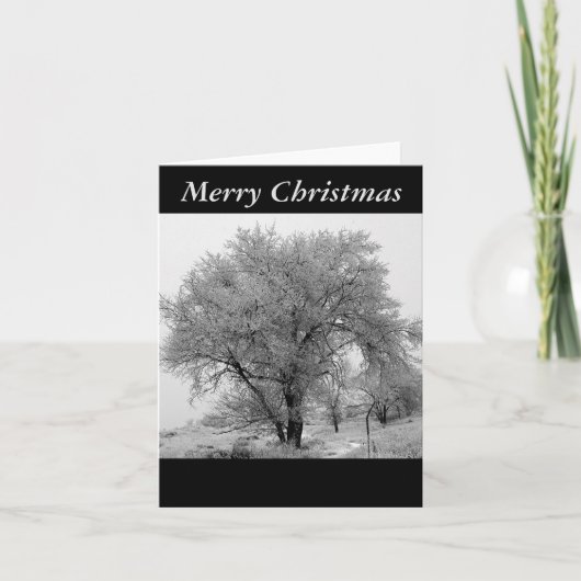 コロラド州の冬のクリスマスカード シーズンカード (正面)