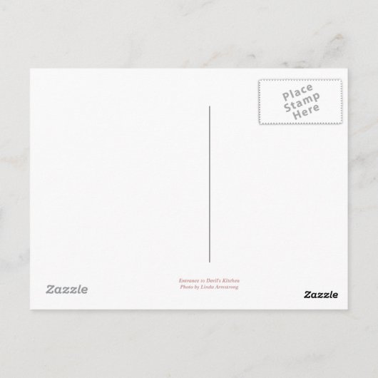 コロラド州の国有記念物 ポストカード (裏面)