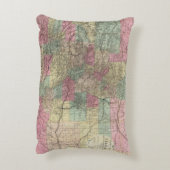 コロラド州の地図 アクセントクッション (裏面(縦))