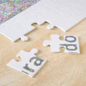 コロラド州の地図 ジグソーパズル (側面)