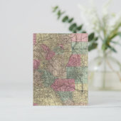 コロラド州の地図 ポストカード (スタンド正面)