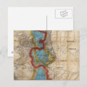 コロラド州の地図 ポストカード (正面/裏面)