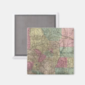 コロラド州の地図 マグネット (正面/裏面)