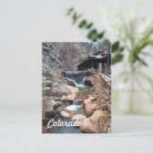 コロラド州の小さな滝バイ七滝春 ポストカード (スタンド正面)