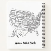 コロラド州の山々を素晴らし探索 ノートブック (裏面)