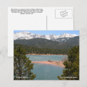 コロラド州の山々 ポストカード (正面/裏面)