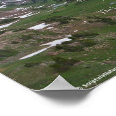 コロラド州の山々、神はヨシュア1、 ポスター (角)