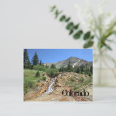 コロラド州の山岳風景ポストカード ポストカード (スタンド正面)