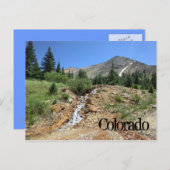 コロラド州の山岳風景ポストカード ポストカード (正面/裏面)
