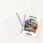 コロラド州の山鮮やか美しい ノートブック (内部)