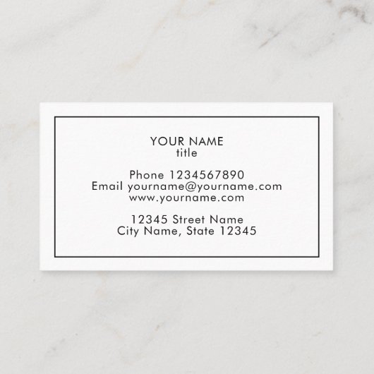 コロラド州の州の旗のカスタムな名刺のテンプレート 名刺 (裏面)