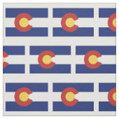 コロラド州の州の旗パターン生地DIYの織物 ファブリック (見本)