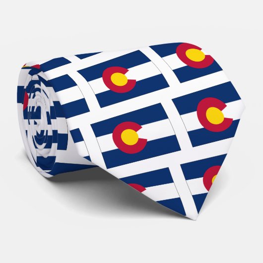 コロラド州の州の旗 ネクタイ (ロール)