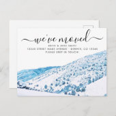 コロラド州の引越し案内はがき 案内ポストカード (正面/裏面)