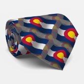 コロラド州の振る旗 ネクタイ (ロール)