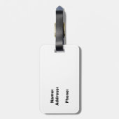 コロラド州の旗のミネソタの輪郭のカスタムな荷物のラベル ラゲッジタグ (裏面縦)