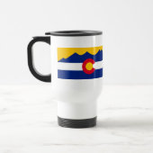 コロラド州の旗の山地のコーヒー・マグ トラベルマグ (左)