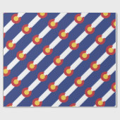 コロラド州の旗 ラッピングペーパー (フラット)