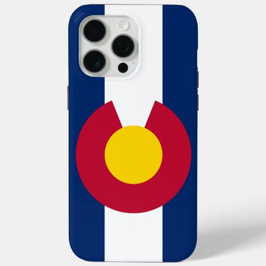 コロラド州の旗 Apple iPhone 15 Pro Max ケース Case-Mate iPhoneケース (裏面)