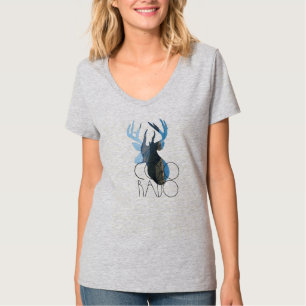 コロラド州の木びき台及び山のTシャツ Tシャツ